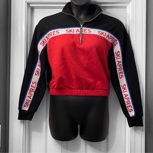 Red and Black Women's Sweater
